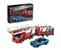 LEGO Technic - Camión de Transporte de Vehículos, Nueva maqueta de juguete, Set de construcción que Incluye un Coche Chevrolet Corvette ZR1 (42098)