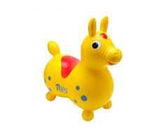 GYMNIC - Caballo de Juguete Inflable Rody, Color Amarillo (2089090)