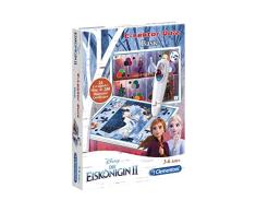 Clementoni 59141 Lámpara electrónica Quiz Basic Disney – Frozen 2 (Frozen 2), Juego Educativo Interactivo para niños de 3 a 6 años, Adecuado para guardería, Regalo de Pascua
