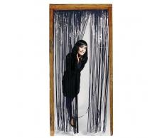 Folat 23536 2 x 1 m Cortina de Puerta, Color Negro