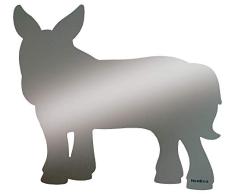 Henbea 950 - Espejo Infantil Acrilico Irrompible Forma Animales Burro (60x48 cms)