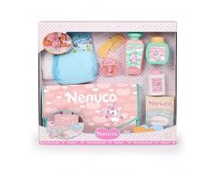 Nenuco - Bolsita Cambiador, set de juguete con pack de cambio de pañal y muchos accesorios para tu muñeco bebé, complemento de juguete para niños desde 2 años, Famosa (NFN29000)