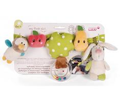 NICI- Cadena para el Cochecito Conejo y búho, 40cm con 5 Figuras para Colgar, Multicolor (48512)