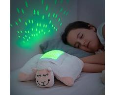 InnovaGoods- Peluche Proyector LED Oveja, Color Blanco (IGS IG813673)