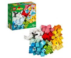 LEGO 10909 DUPLO Caja del Corazón, Ladrillos Creativos, Juguete Educativo para Niños de 1.5 a 3 Años en Adelante, Motricidad Fina, Set de Aprendizaje