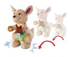 VTech Mamá Canguro Saltarina Peluche Interactivo Que Habla, Multicolor, única (3480-522622)