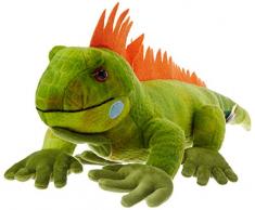 Wild Republic-12905 Peluche Iguana Cuddlekins, Color Verde (12905)