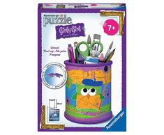 Ravensburger - Girly Girl, Puzzle 3D portalápices, diseño búhos, 54 Piezas (12106)