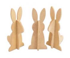Betzold 12417 - Juego de Conejo de Pascua (3 Piezas)