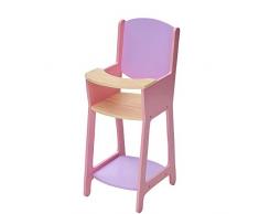 Olivias Little World- Silla Alta muñeca, Color Pink (Teamson TD-12878A)