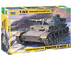 Zvezda 3641 500783641-1:35 Panzer IV AUSF.E (SD.Kfz.161) - Figura Decorativa para Montar (Madera)