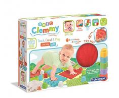 Clementoni- Soft Sensoriels Clemmy-- Alfombra de estimulación para bebés, diseño de Primera Edad, Fabricado en Italia, 10 Meses y más, 17352, Multicolor