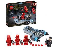 LEGO Star Wars - Pack de Combate: Soldados Sith, Set de Aventuras de La Guerra de las Galaxias, Vehículo de un Soldado de Asalto de Juguete, Incluye 4 Minifiguras (75266)