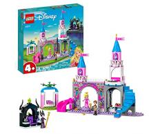 LEGO 43211 Disney Princesas Castillo de Aurora, Mini Muñecas de La Bella Durmiente, Philip y Maléfica, Juguete de Construcción para Niñas y Niños de 4 Años o Más