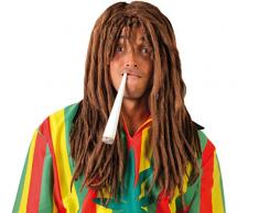 Guirca-4858 Peluca rastas en caja, Color marrón, Talla única (4858.0)