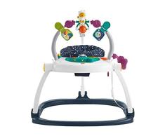 Fisher-Price Saltador Gatito Astronauta Plegable, Jumperoo Astro Kitty, regalo para bebes (Mattel HBG73), Embalaje sostenible