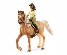 Schleich - Horse Club Sarah & Mystery. Figura de Amazona y Yegua