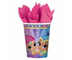 Amscan Pack de 8 vasos Shimmer & Shine (581653)