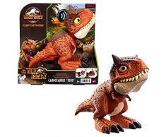 Figura ARTICULADA Dinosaurio Jurassic World BEBÉ Carnotaurus MORDEDOR con Sonidos.