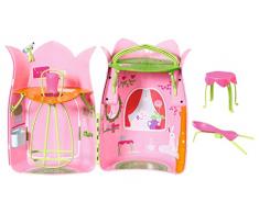 BABY Born Storybook Casita 833803 - Accesorios de alta calidad para muñecas Storybook de 18cm - Incluye mesa, chimenea, sillón y telescopio - edad: 3+ años