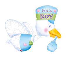 Amscan - Globo de helio de cigüeña (Globalgifts 706301)