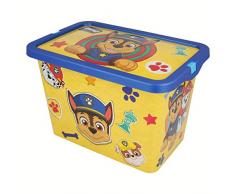Paw Patrol La Patrulla Canina-ST-02544 Caja Almacenamiento Click 7L Boy Plain, STOR ST-02544