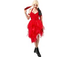 Rubies Disfraz Harley Quinn para adulto, Vestido rojo Oficial de la Pelicula escuadrón suicida 2 de DC ideal para halloween, carnaval, fiestas, despedida de soltero, Cosplay y cumpleaños.