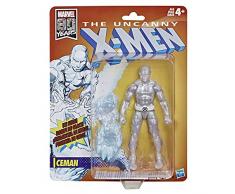Marvel abanicos Retro de 6 Pulgadas de Escala, colección Iceman (X-Men) Figura de acción de Juguete Super Hero Collectible Series, Color sí. (Hasbro)