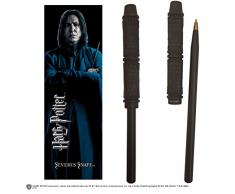 Noble Collection The Harry Potter Bolígrafo Varita y Marcapáginas Severus Snape, (NOB7990)