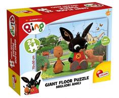 Lisciani Giochi, 75812, Bing, Giant Floor Puzzle, Puzle mejores amigos, 24 piezas
