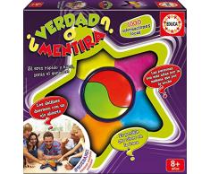Educa - Verdad O Mentira, Juego de mesa familiar de rapidez, a partir de 8 años (16989)