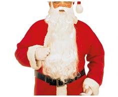 WIDMANN 1523 C Papá Noel, máxima de Barba con Bigote y Cejas, Color Blanco