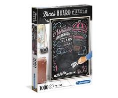 Clementoni-39478 Puzzle 1000 Piezas Pizarra Travel, Multicolor (39478.4)