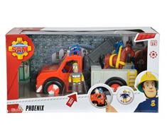 Sam el bombero - camión Rescate 23 cm con Figura y Caballo (Simba Dickie 9258280)