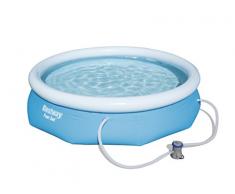 Bestway 57270 - Piscina Desmontable Autoportante Fast Set 305x76 cm Depuradora de cartucho de 1.249 litros/hora