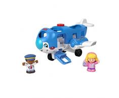 Fisher-Price HJN37 Little People - Avión de Juguete Musical con Figuras para niños pequeños y preescolares a Partir de 1 año
