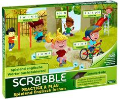 Mattel Games Scrabble Practice and Play, Juego de Mesa Infantil Educativo (Mattel FTG51)