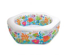 Intex 56493NP - Piscina hinchable hexagonal 191 x 178 x 61 cm, 510 litros