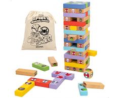 WOOMAX Spidey y sus sorprendentes amigos 48750 - Juego de bloques de madera apilables infantil / Juguetes de madera para niños, regalos para niños / Juegos de mesa para niños