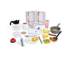 Melissa & Doug Juego de Accesorios de Cocina y Comida de Madera, Juego de Mesa con 41 Piezas realistas, Juego Creativo, Comida de Madera, Regalo para niños o niñas de 3 4 5 6 7 8 años