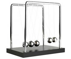 Funtime Gifts- Cuna clásica de Newton de 5 Bolas, Color Cromado (ET7540)