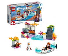 LEGO Disney Princess - Expedición en Canoa de Anna, Incluye Minifigura de Olaf y un Conejito, Piragua de Juguete para Construir, Juguete de Frozen 2 (41165)