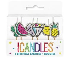 Unique Party- Velas, Color (73219)