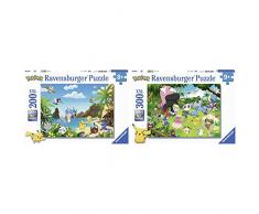 Ravensburger Puzzle, Pokemon, Puzzle 200 Piezas XXL, Puzzles + Puzzle, Pokemon, Puzzle 300 Piezas XXL, Puzzles para Niños