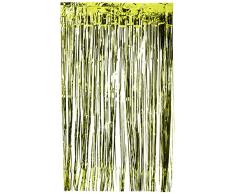 Amscan International – 24200 – 53 91 cm x 2,43 m Kiwi verde cortina de puerta