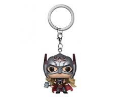 Funko Pop! Keychain: Marvel: Thor: Love and Thunder - Mighty Thor - Collectable Vinilo Mini Figure Llavero Novedoso - Relleno De Calcetín - Idea De Regalo - Mercancía Oficial - Fans De Movies
