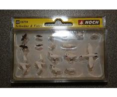 NOCH - 15774 - maqueta ferroviaria - estatuilla - cisnes y Patos