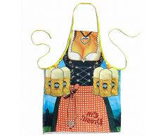 WIDMANN Señoras bávara Mujer Delantal de Accesorios para Disfraces Sexy