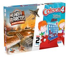 Falomir Coloca 4 + Hundir Barcos (Pack de Juegos de Mesa), Multicolor (646389)