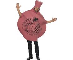 Smiffys Smiffys-20387 Disfraz de cojín tirapedos, con túnica de Espuma, Color Rosado, Tamaño único 20387